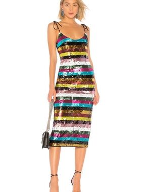 Desdemonda Embellished Midi Dress X by NBD brand: X by NBD XS
